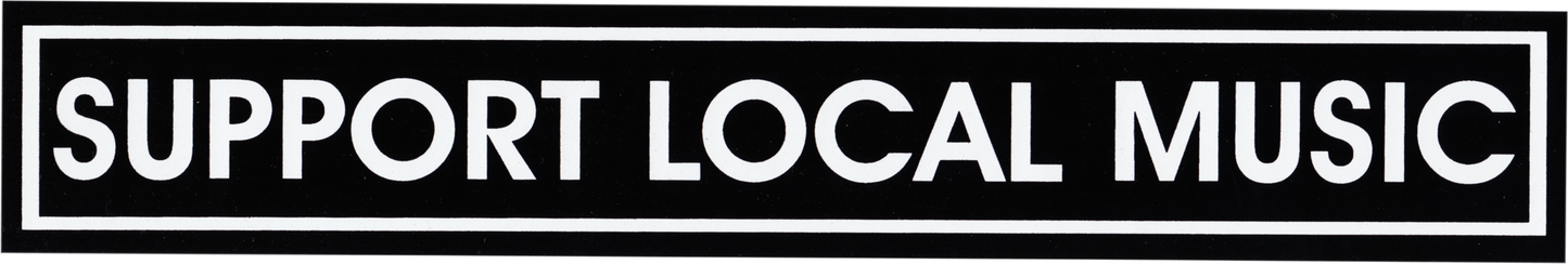 Support Local Music Sticker