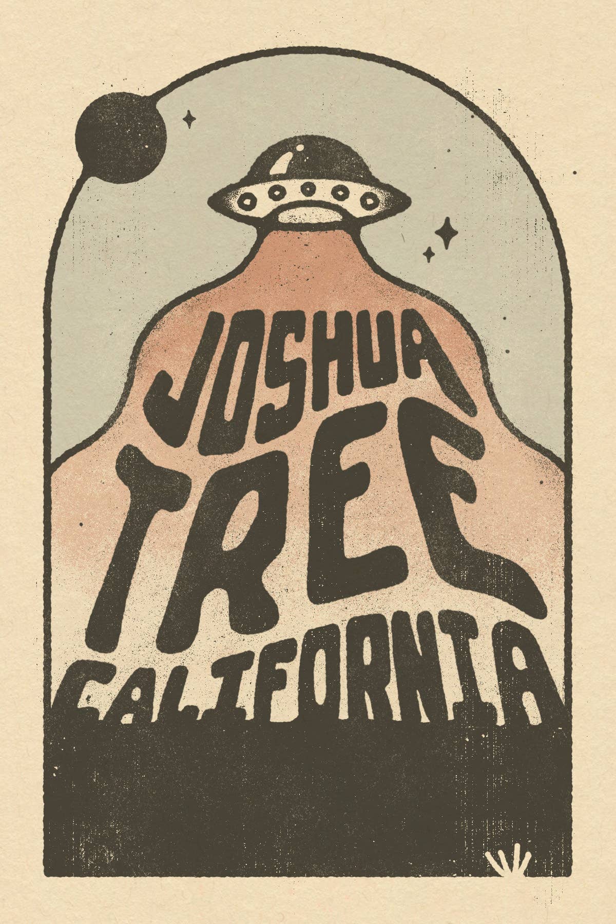 Joshua Tree UFO 4x6 Postcard