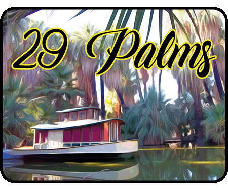 29 Palms California Patch
Remember your trip to 29 Palms with this beautiful patch.