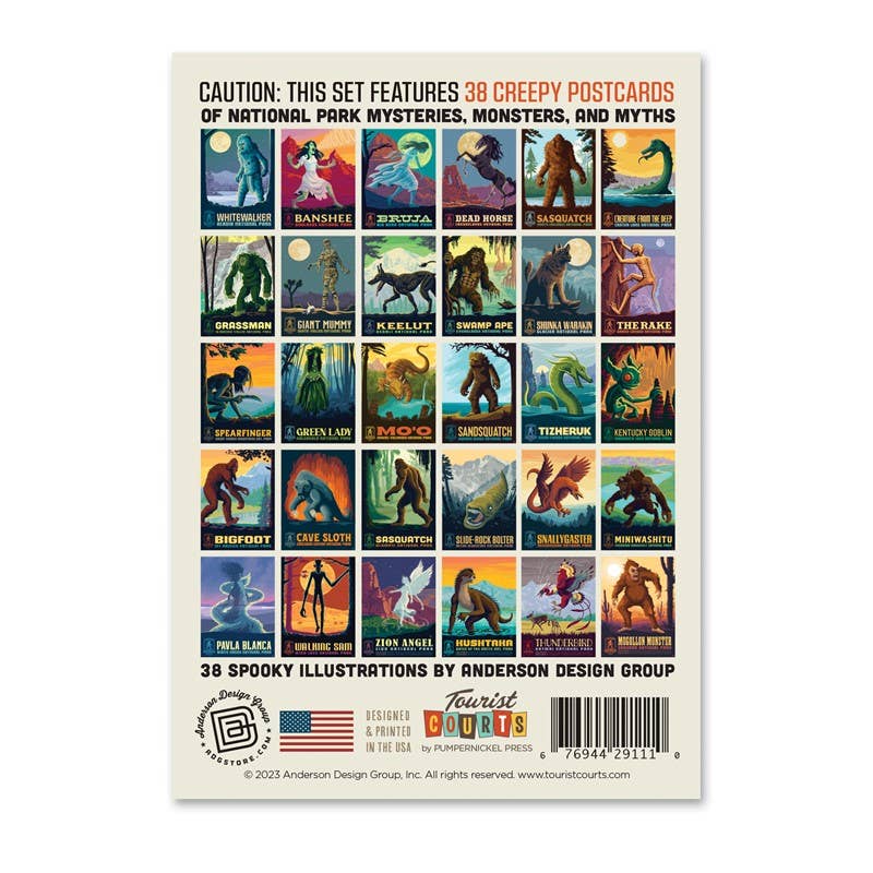 Legends of the National Parks Postcard Set