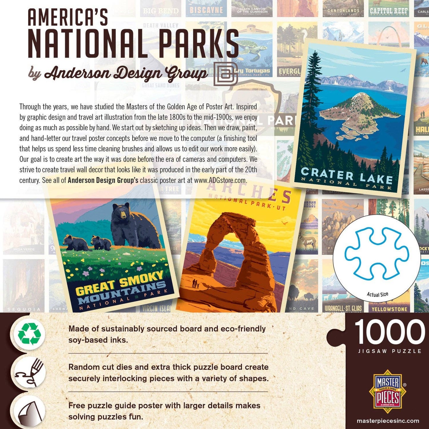 America's National Parks 1000 Piece Puzzle