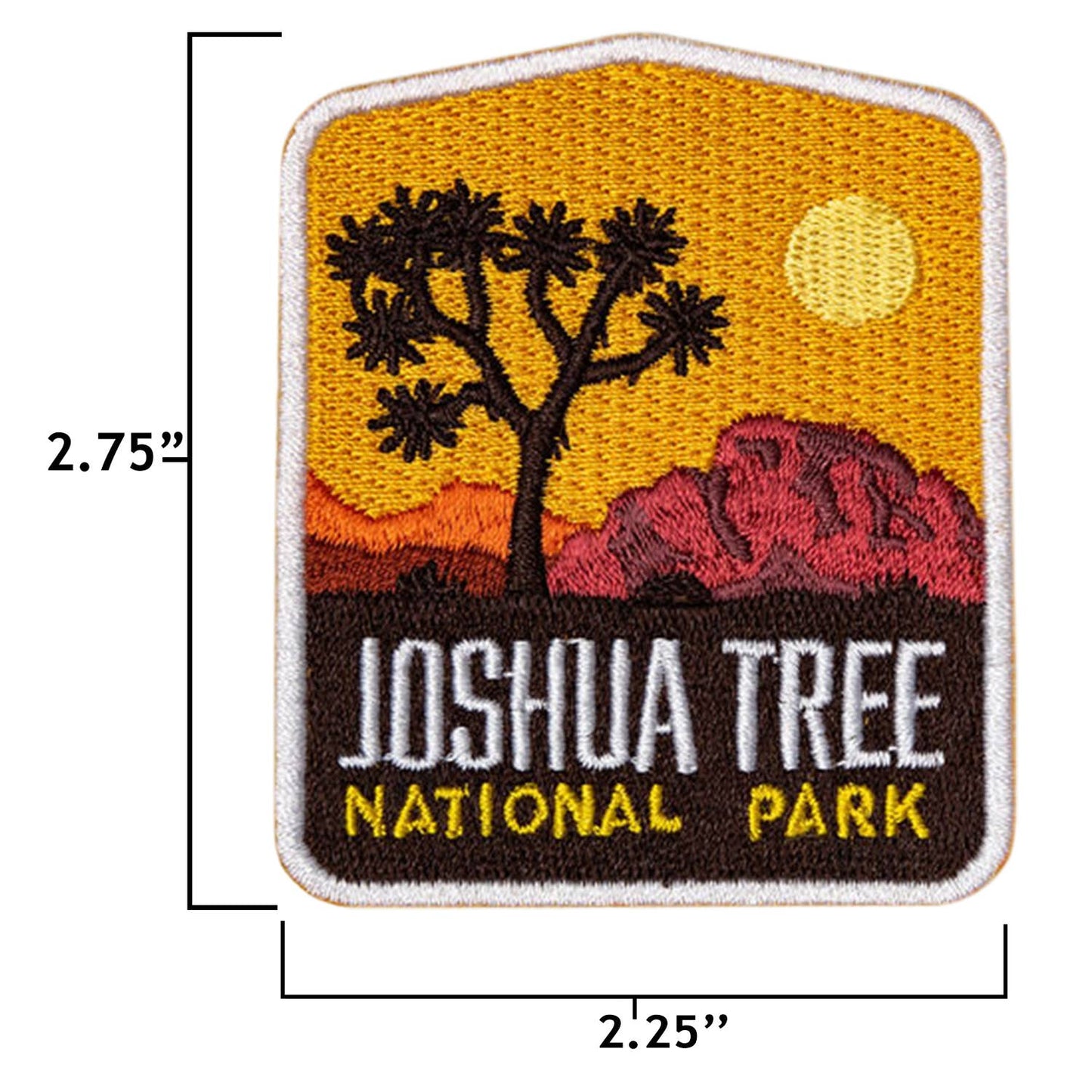 Joshua Tree National Park Orange Iron-on Patch