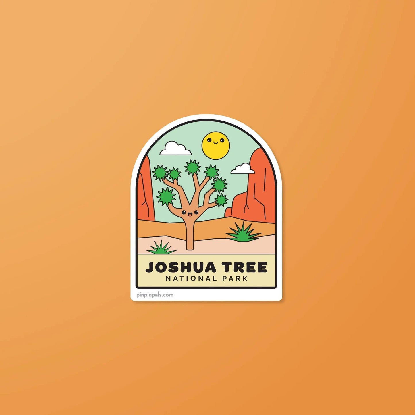 Joshua Tree National Park Pals Vinyl Sticker