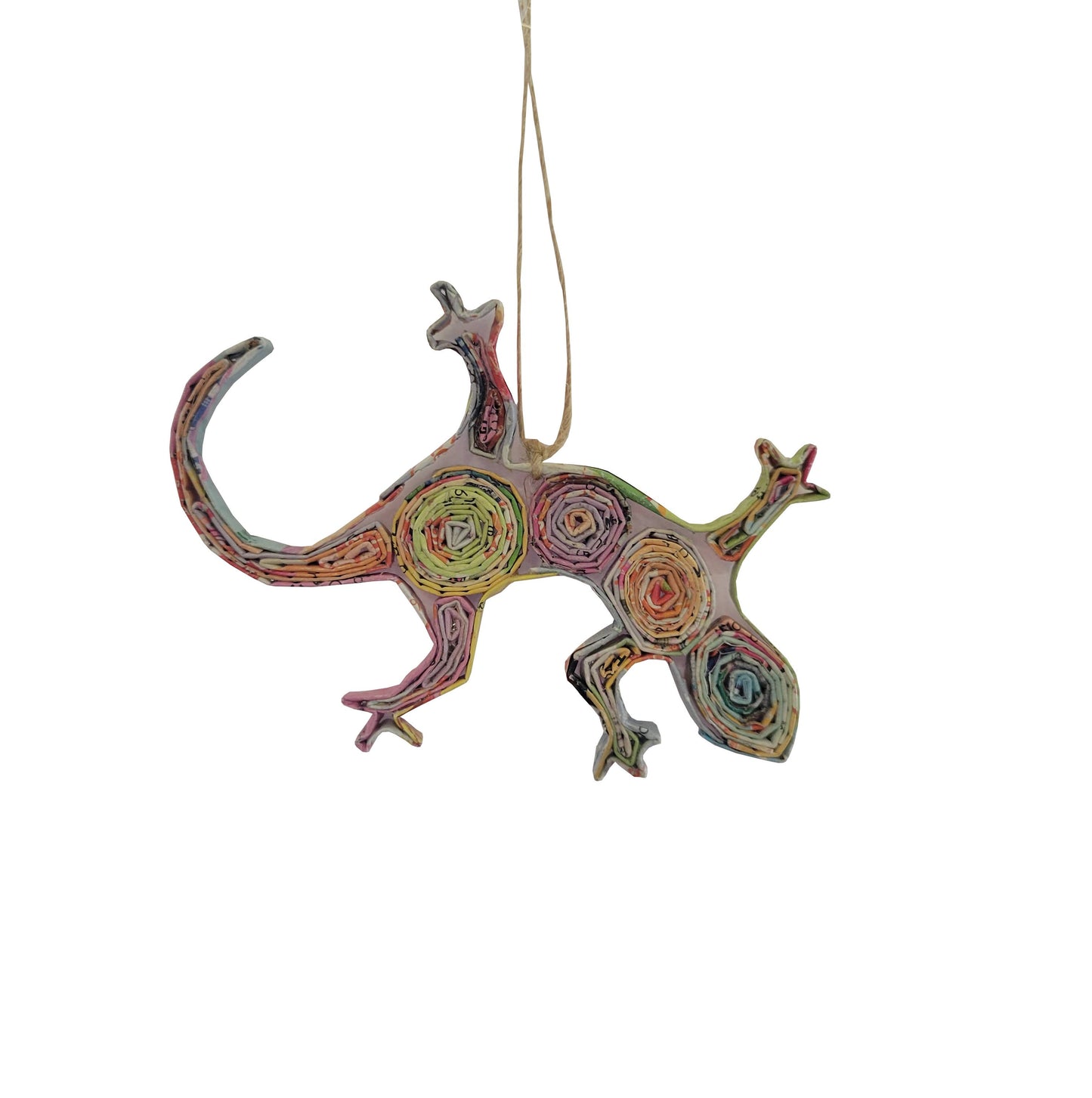 Lizard Recycled Paper Ornament