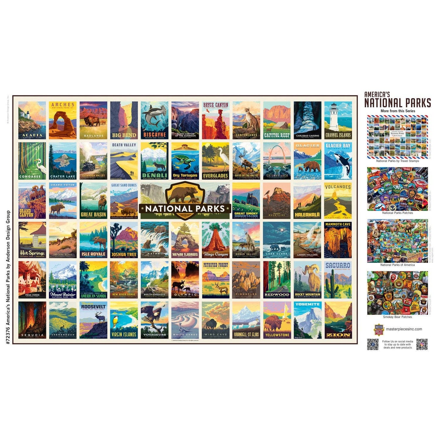 America's National Parks 1000 Piece Puzzle