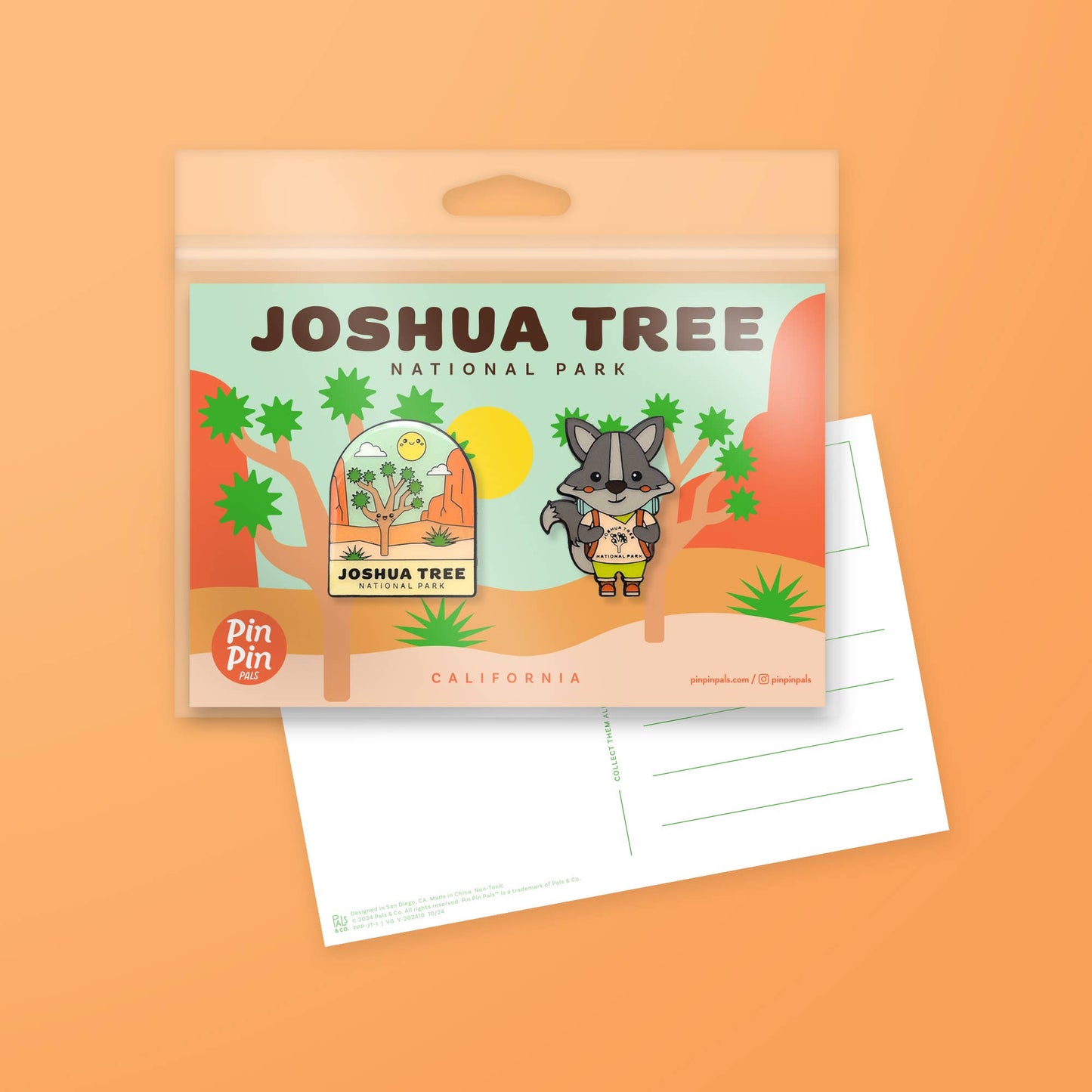 Joshua Tree National Park Enamel Pin Set