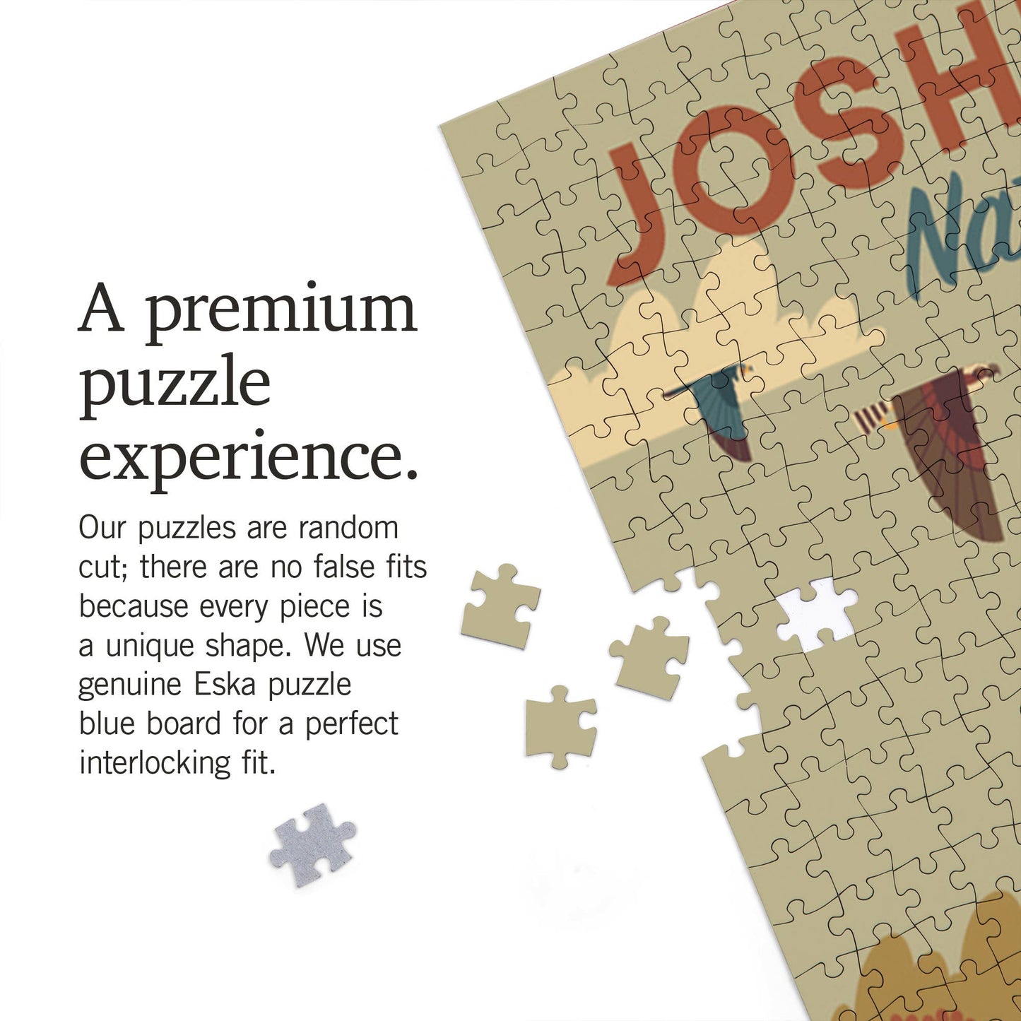 Joshua Tree CA Geometric 1000 Piece Puzzle