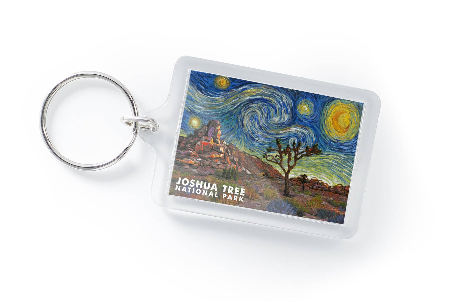 Joshua Tree National Park Starry Night Keychain
