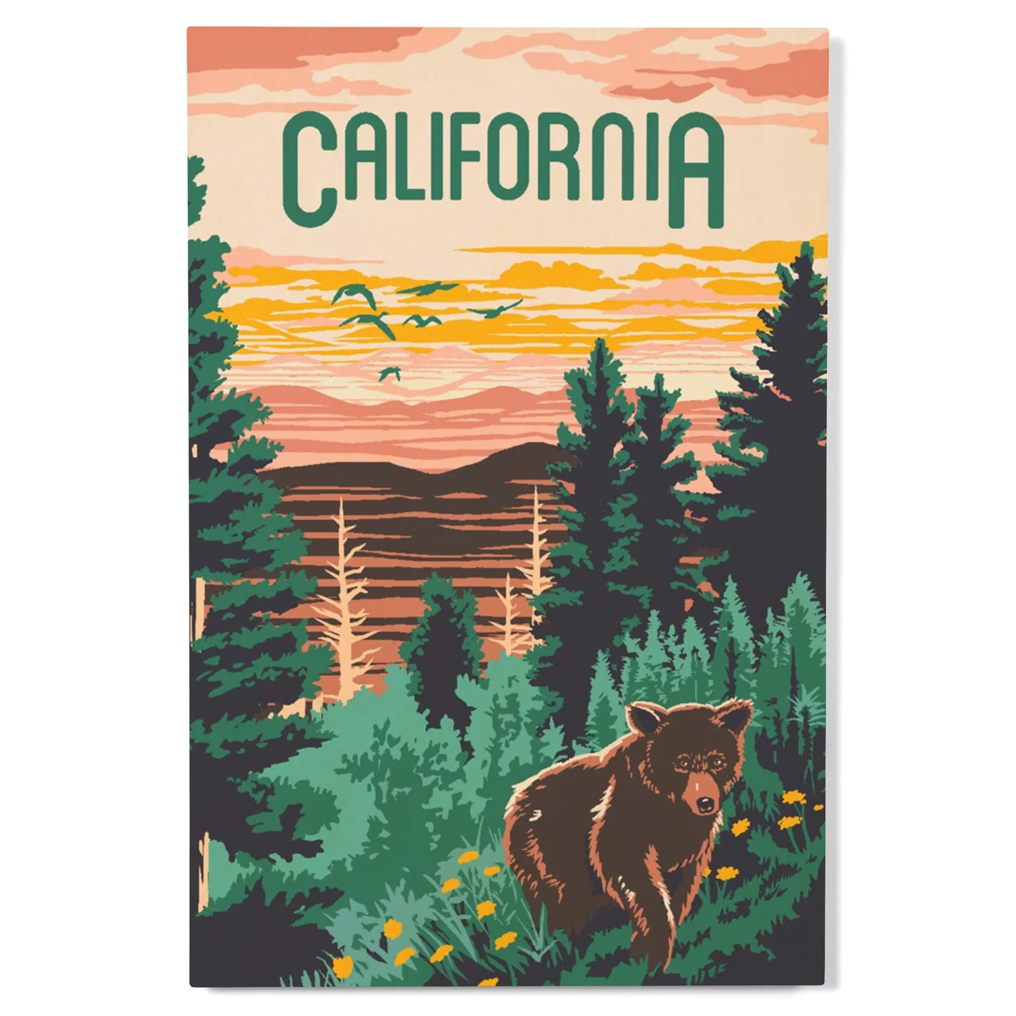 California Explorer Bear Magnet