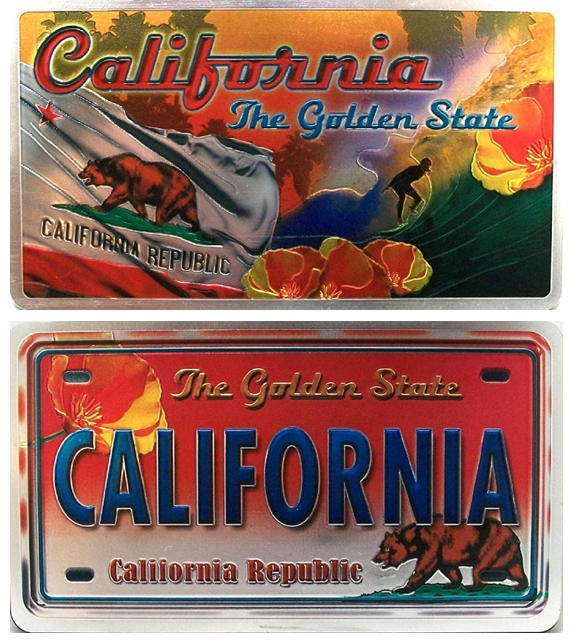 California Republic Double Sided Magnet