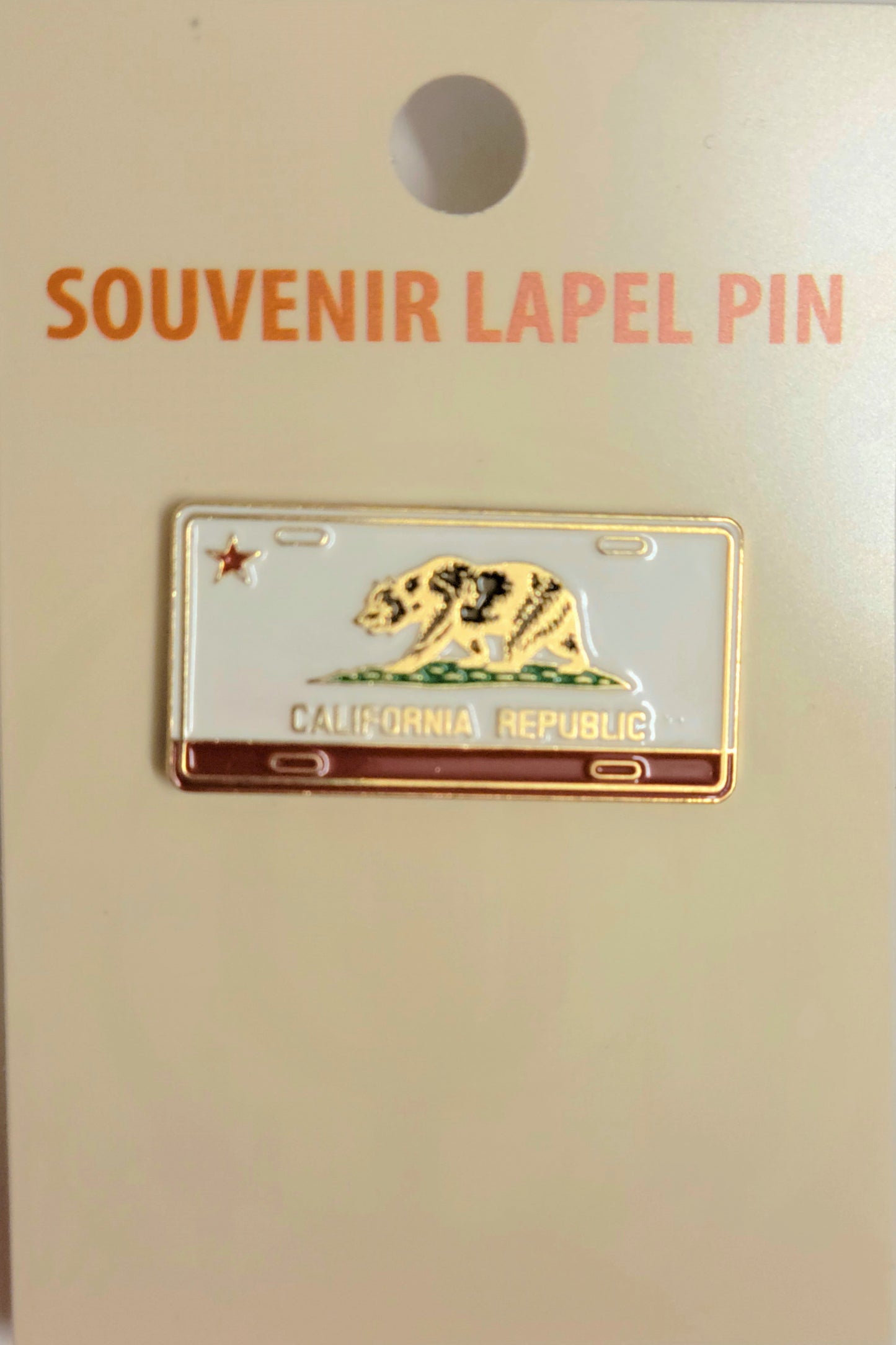 California Republic Flag Lapel Pin
