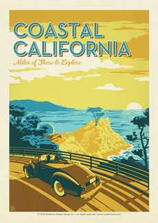 Coastal California Postcard