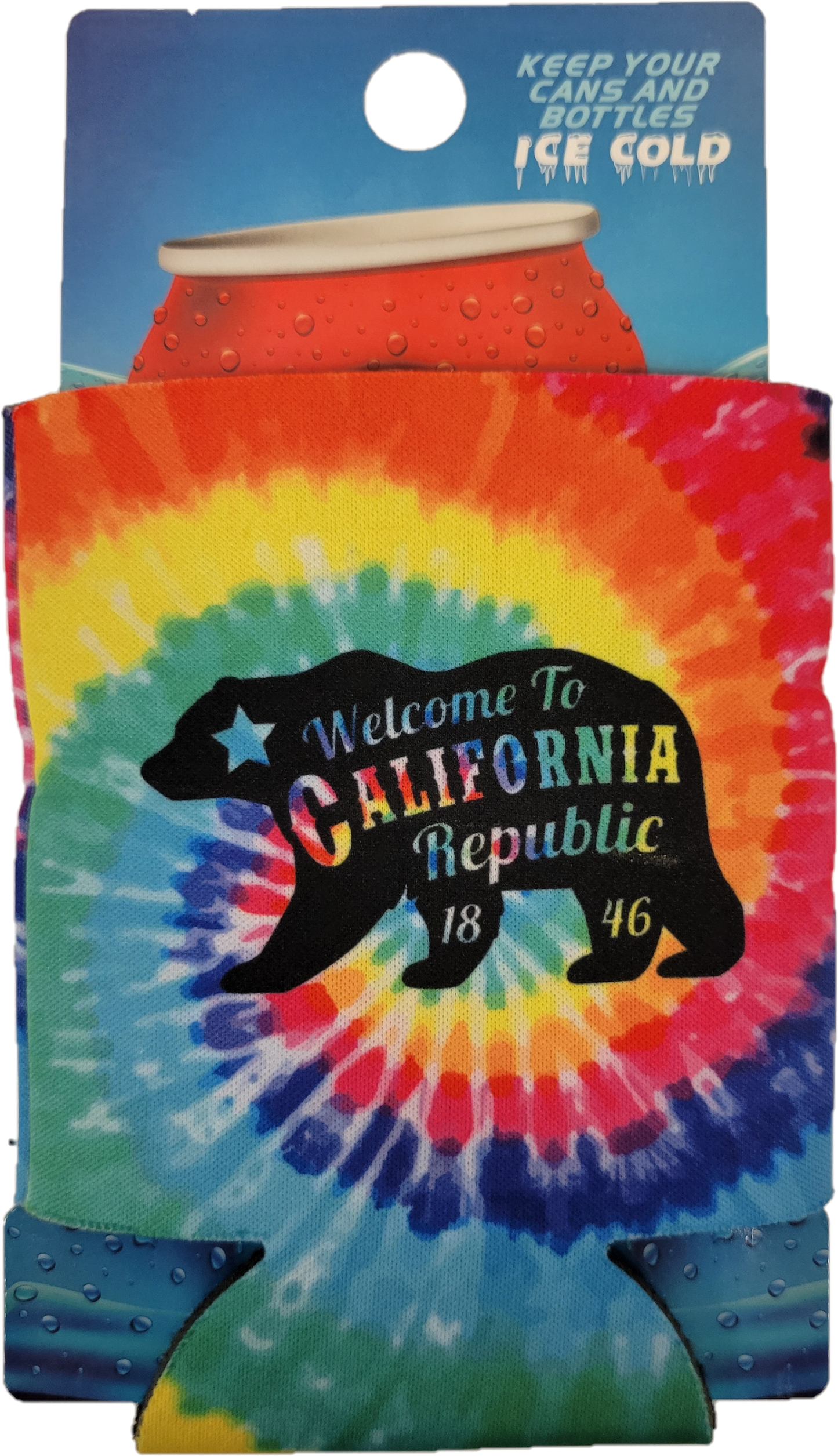 California Tie Dye Bear