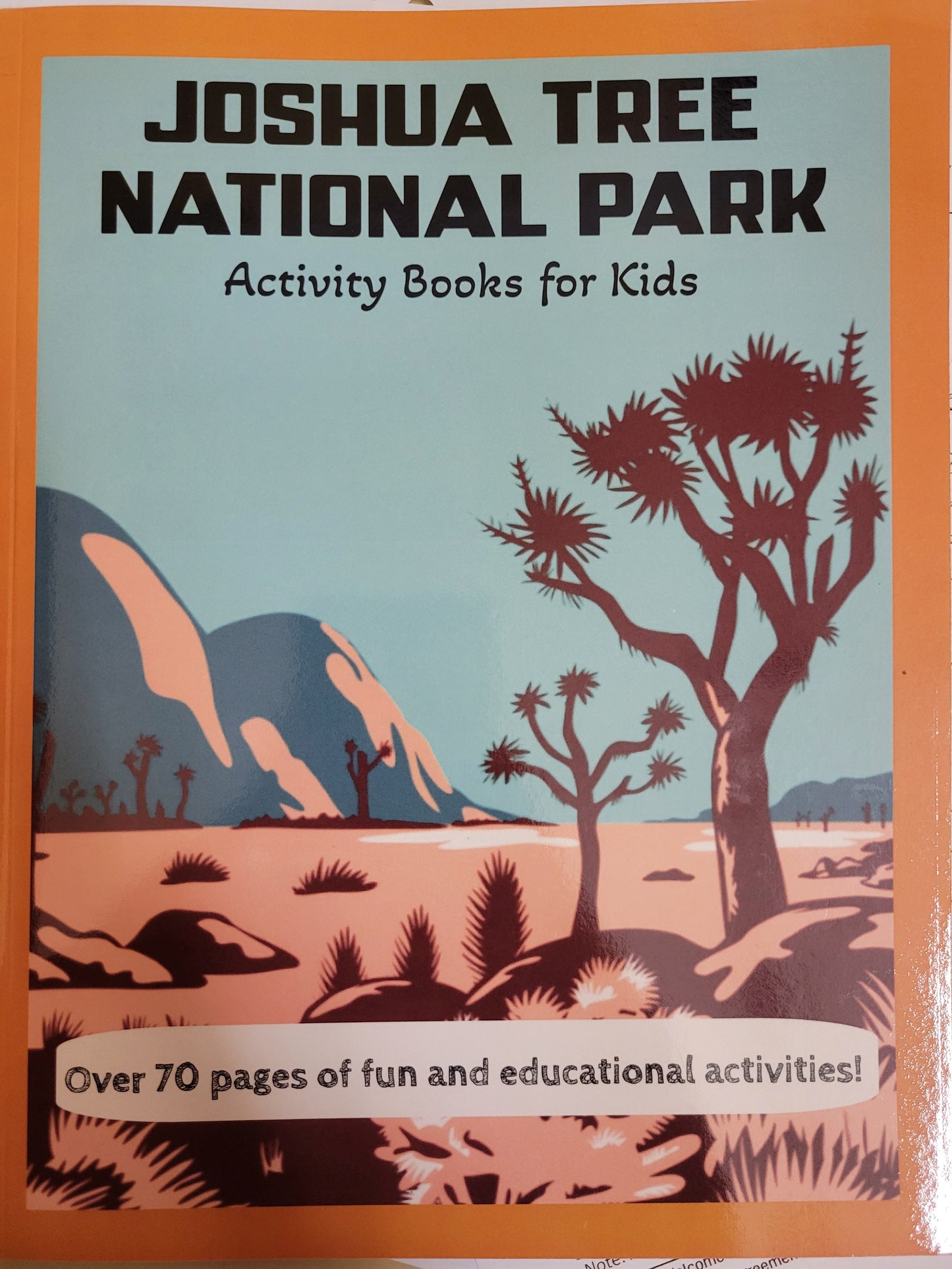 Joshua Tree National Park Activity Book