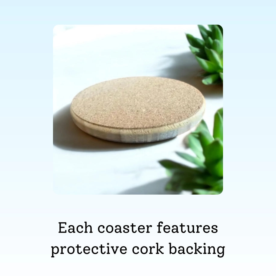 Joshua Tree Desert Wood Coaster