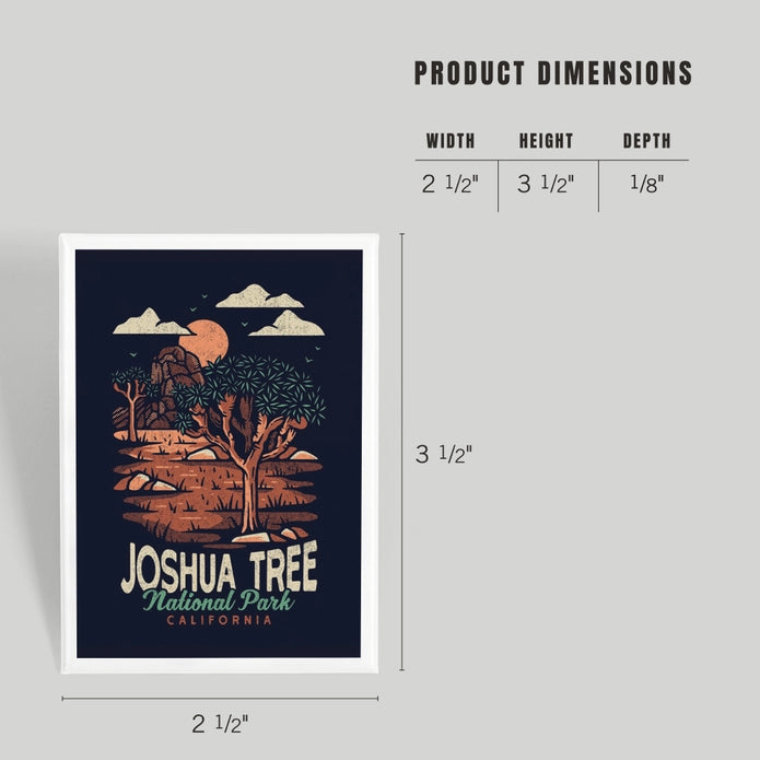 Joshua Tree National Park Vector Magnet