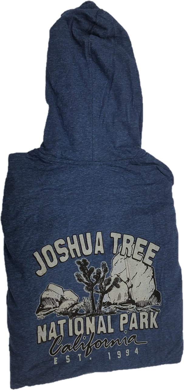 Joshua Tree National Park Hoodie Blue Back