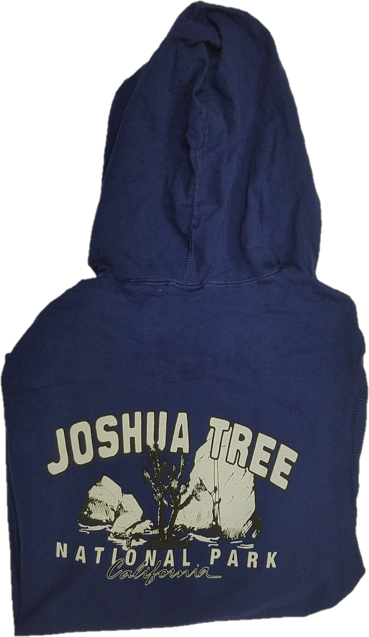 Joshua Tree National Park Hoodie Royal Blue Back