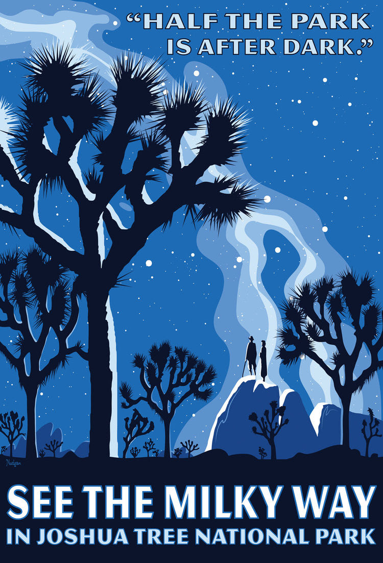 Joshua Tree Night Sky
Comes in a Postcard, Sticker, or Magnet