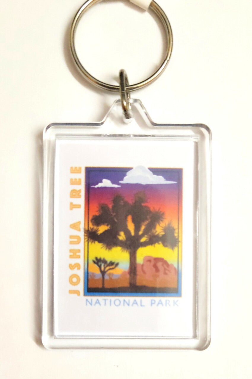 Joshua Tree Vibrant Keychain