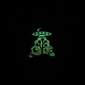 UFO Over Joshua Tree Enamel Pin