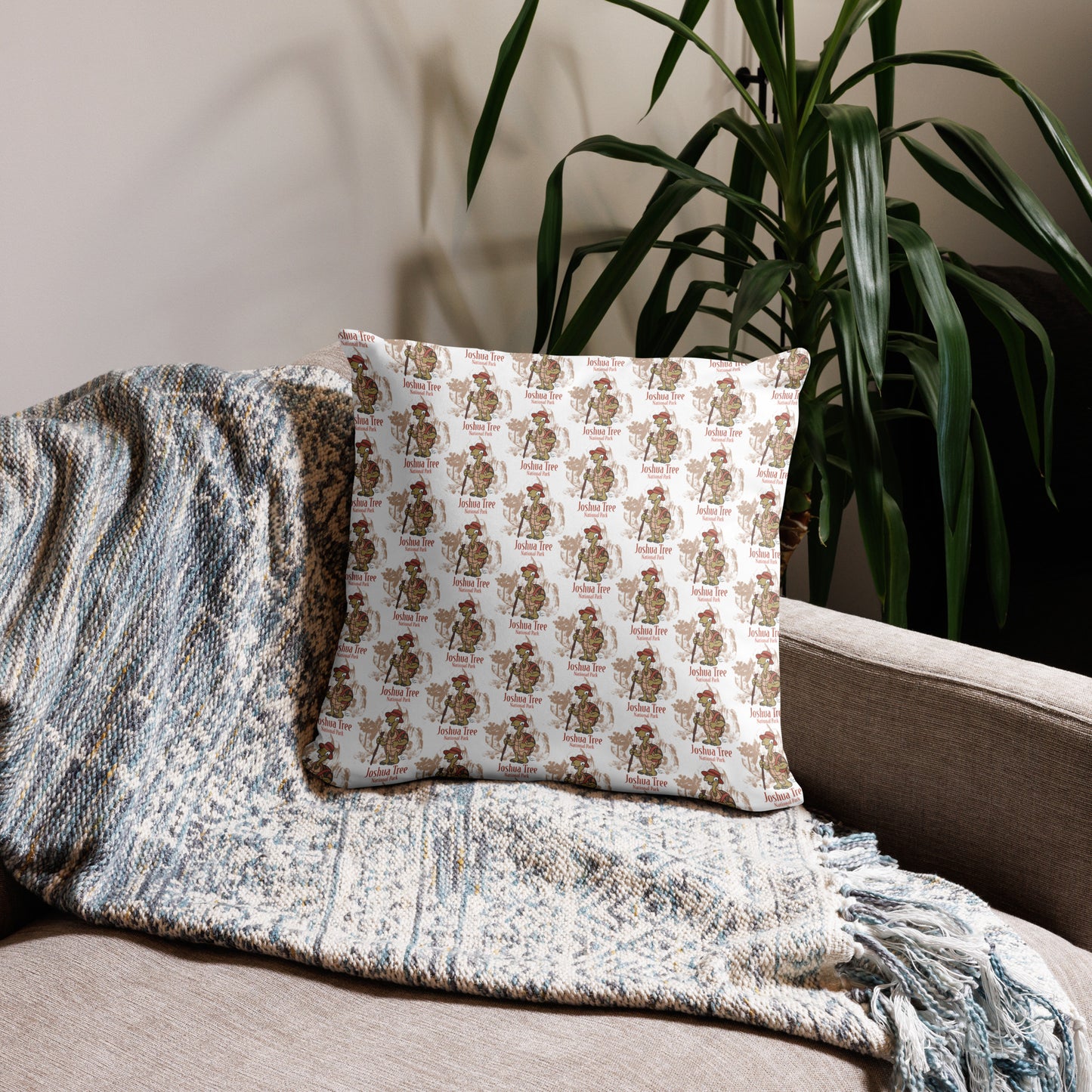 Joshua Tree Tortoise Pillow (in 2 sizes)