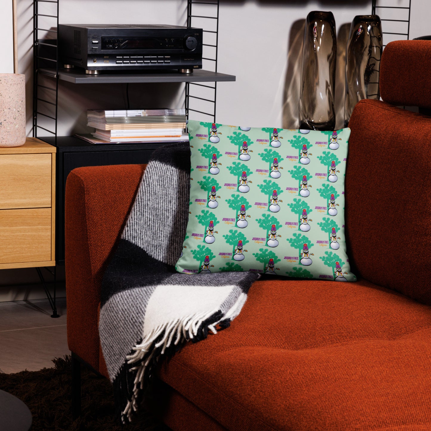 Joshua Tree Snowman Pillow (in 2 sizes)