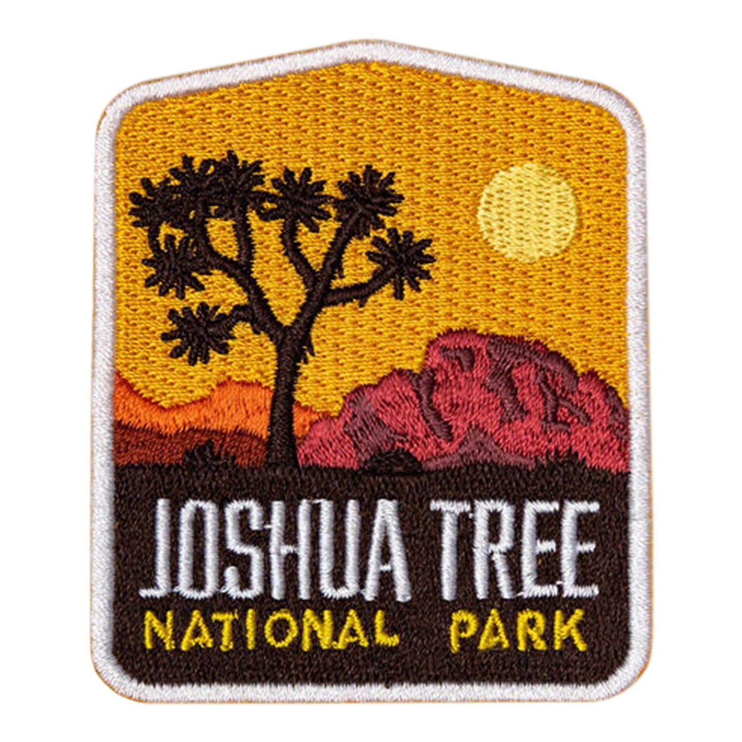Joshua Tree National Park Orange Iron-on Patch