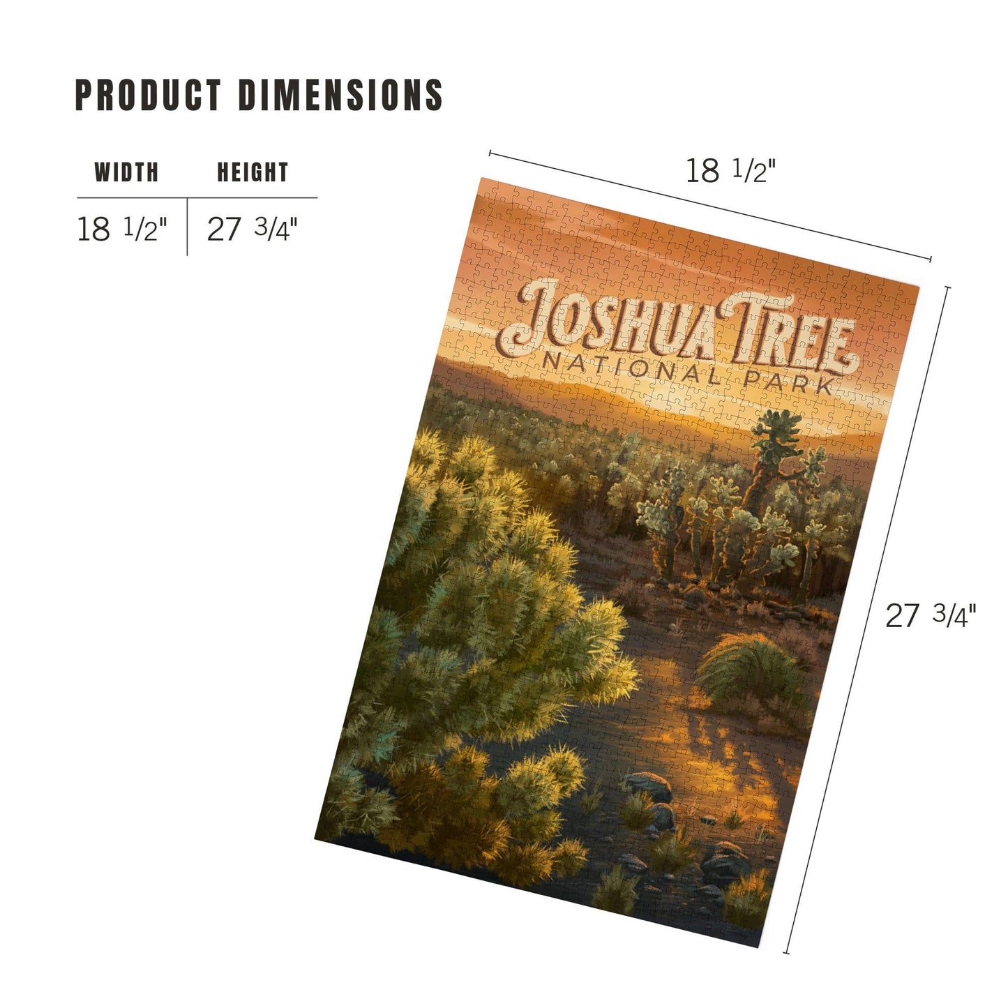 Joshua Tree National Park Cholla 1000 Piece Puzzle