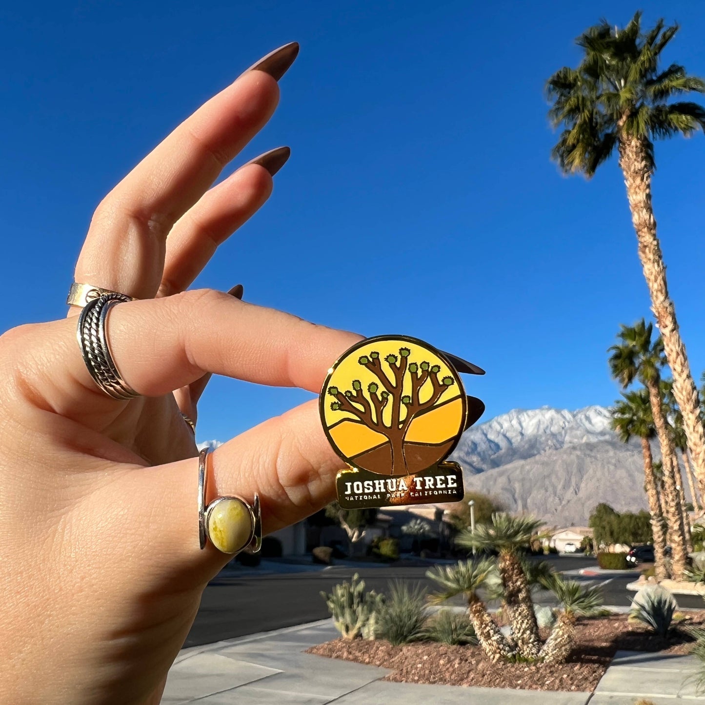 Joshua Tree National Park California Enamel Pin