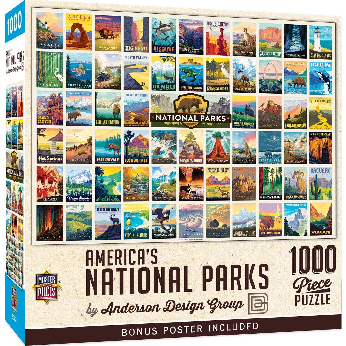 America's National Parks 1000 Piece Puzzle