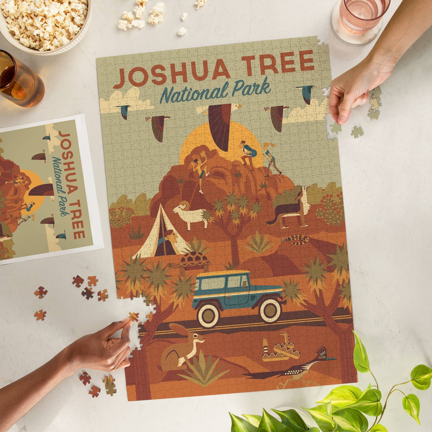 Joshua Tree CA Geometric 1000 Piece Puzzle