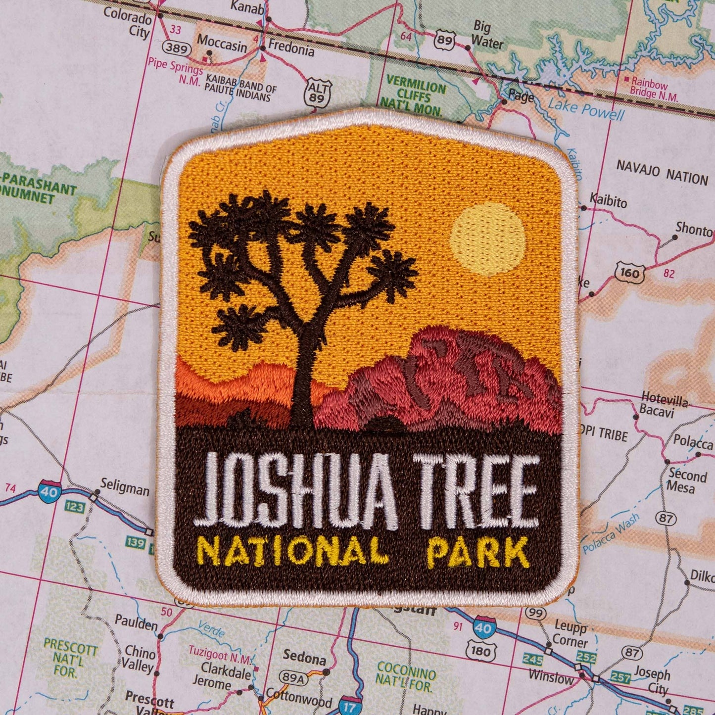 Joshua Tree National Park Orange Iron-on Patch
