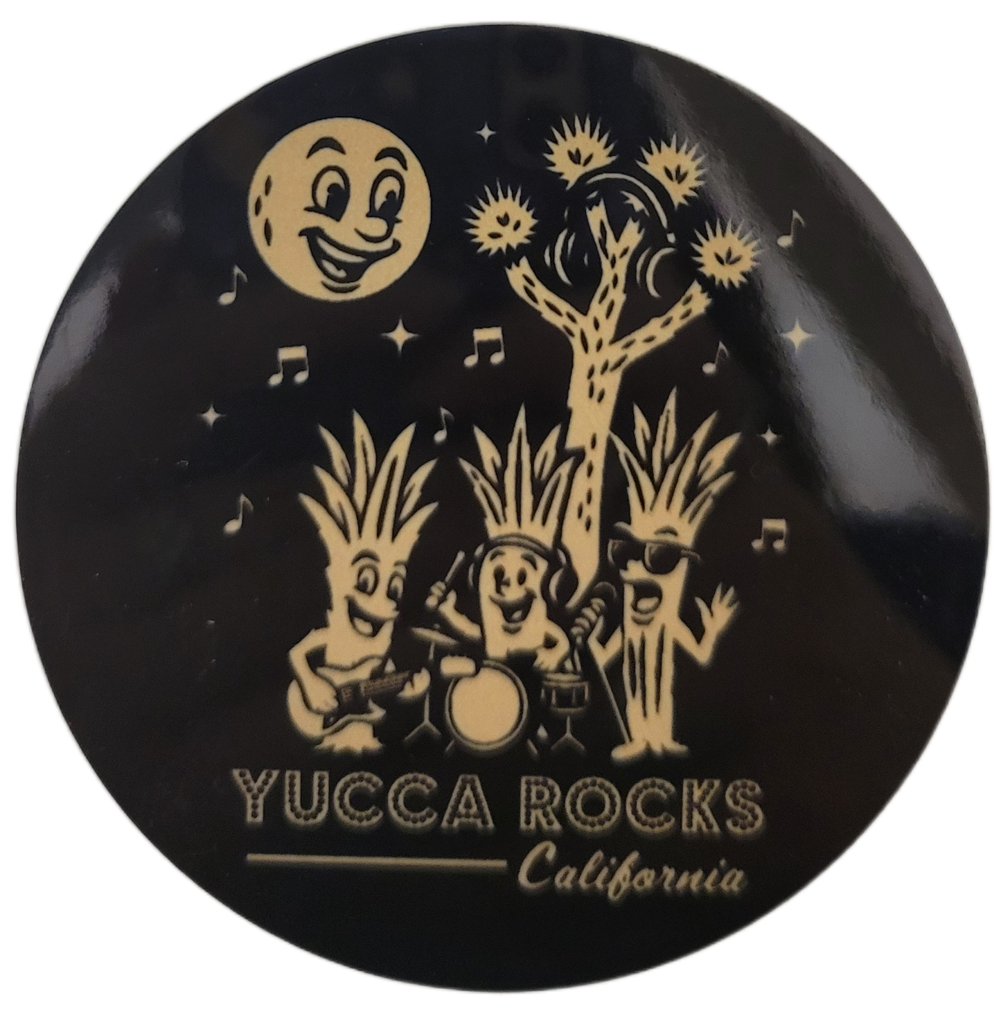 Yucca Rocks Button Pin