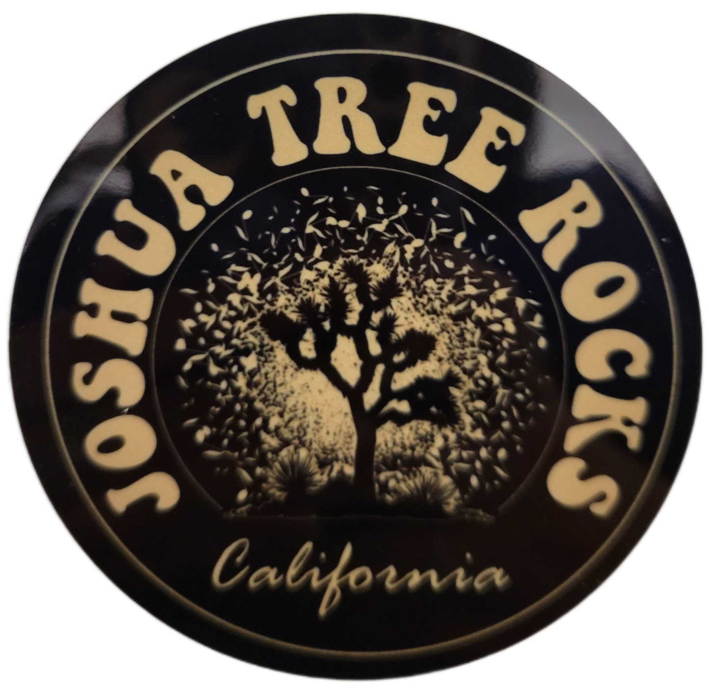 Joshua Tree Rocks Button Pin