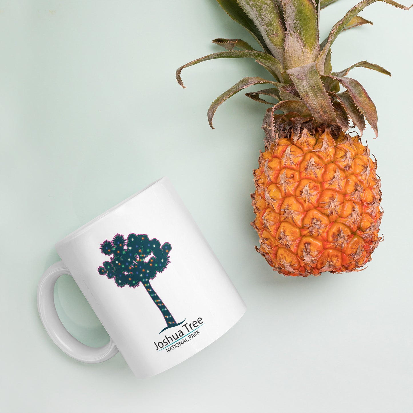 Joshua Tree Lit Tree Holiday Mug