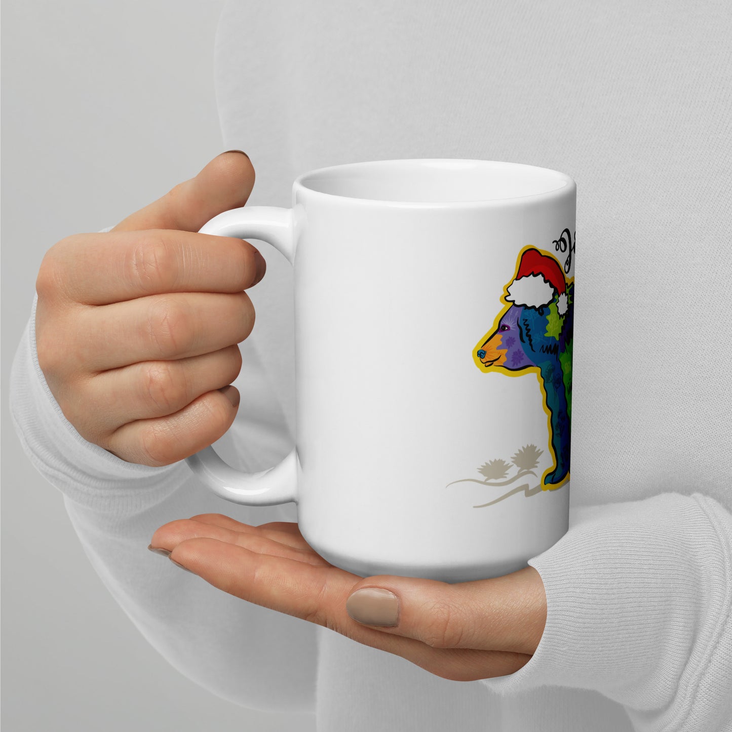 Santa California Bear Mug (in 2 sizes)