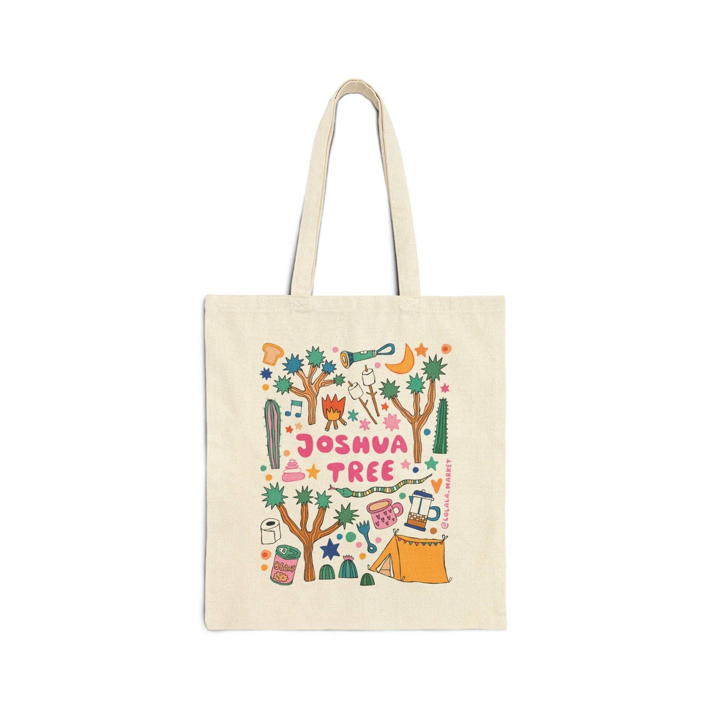 Joshua Tree Retro Desert Tote Bag