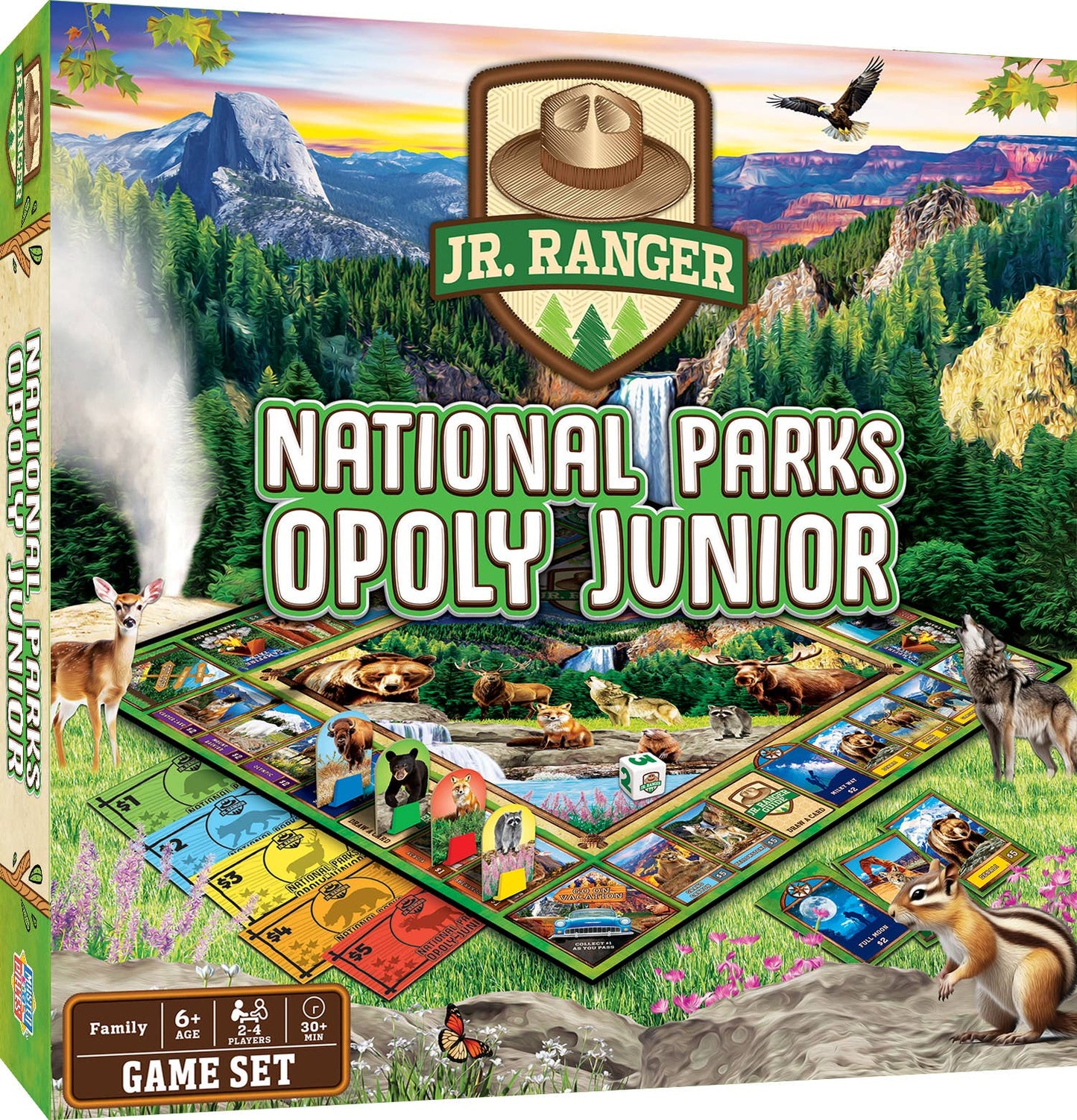 Jr. Ranger National Parks Opoly Junior Board Game