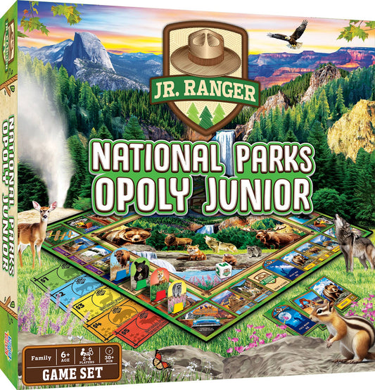Jr. Ranger National Parks Opoly Junior Board Game