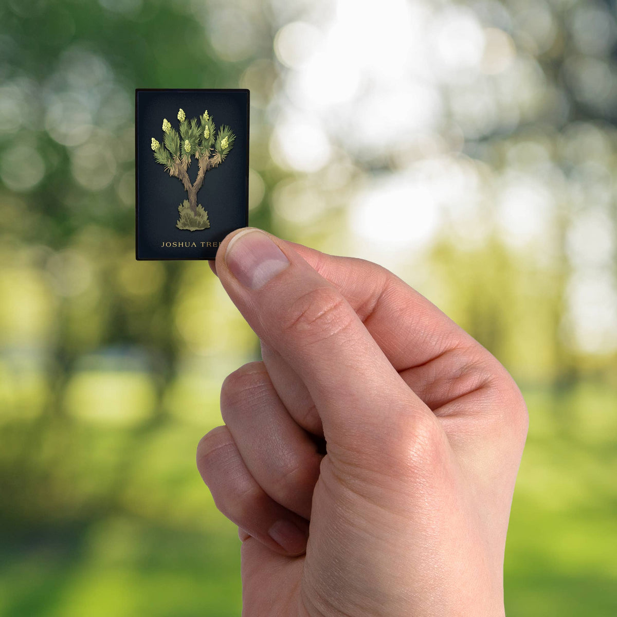 Joshua Tree Vintage Flora Lapel Pin Black