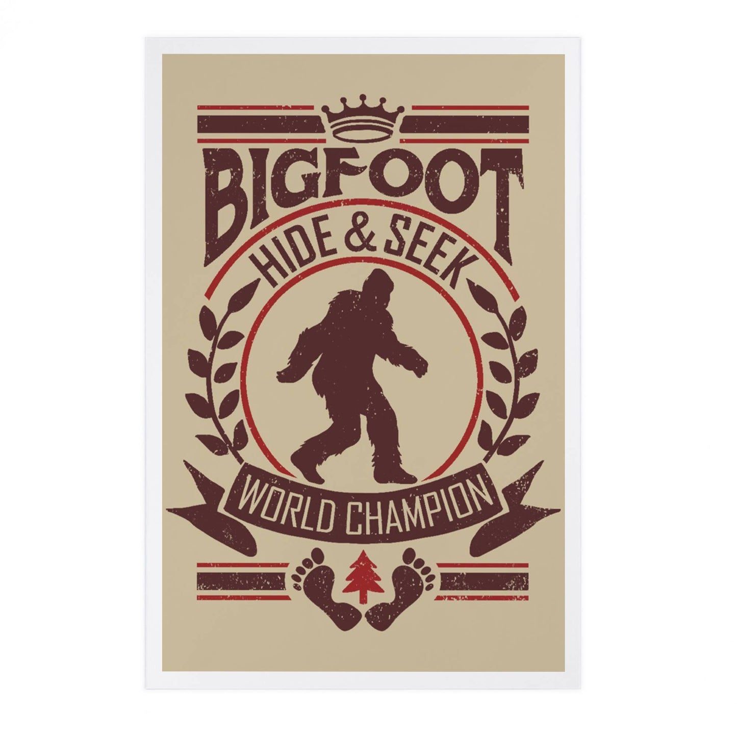 Bigfoot Hide and Seek World Champion Postcard