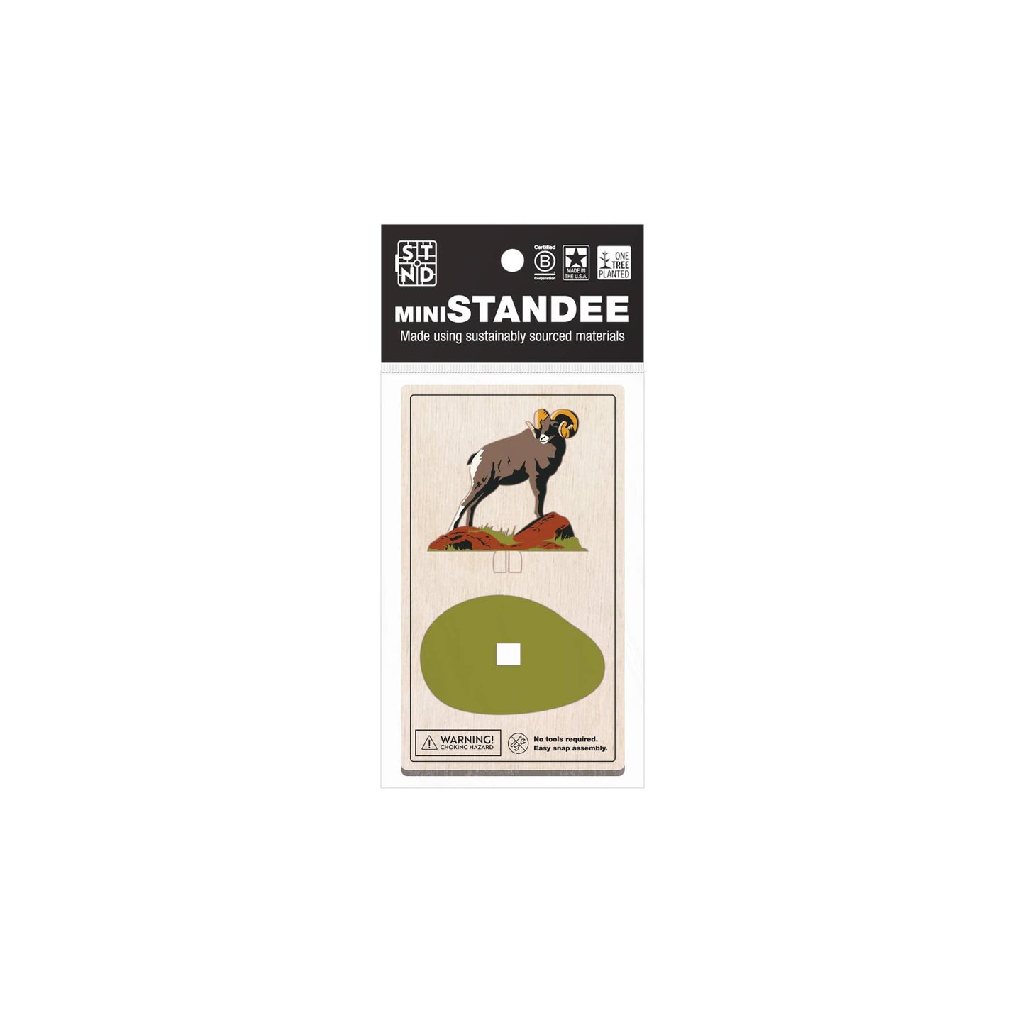 Bighorn Sheep 3D Wood Puzzle Diorama