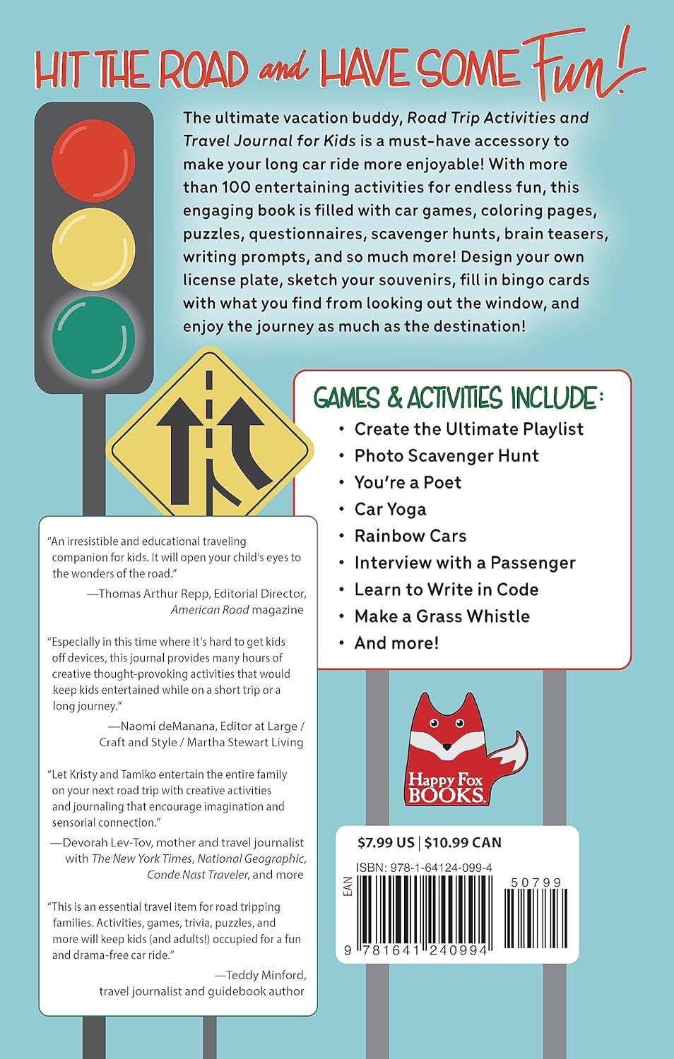 Road Trip Activities and Travel Journal for Kids