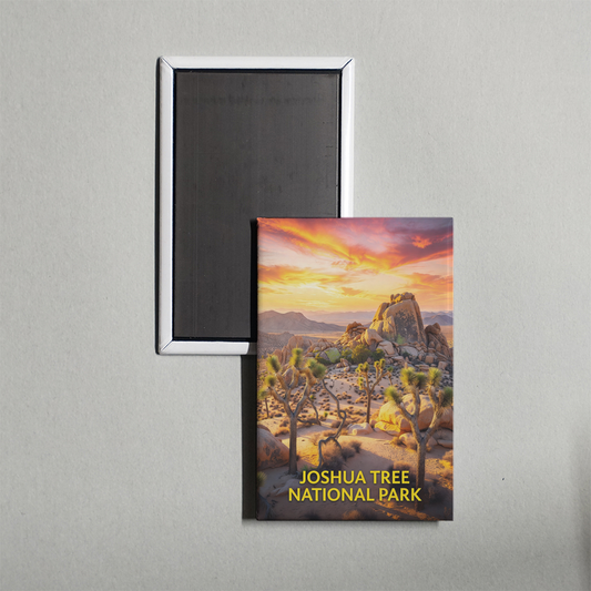 Joshua Tree National Park Sunset Rocks Magnet
