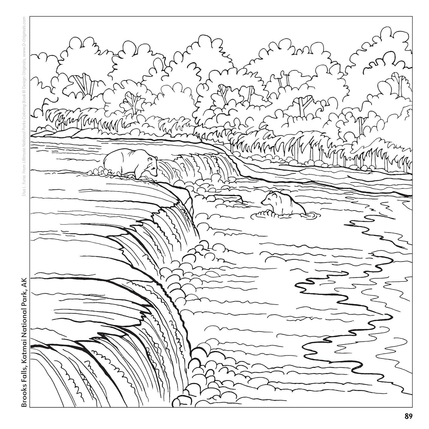 Ultimate National Parks Coloring Book