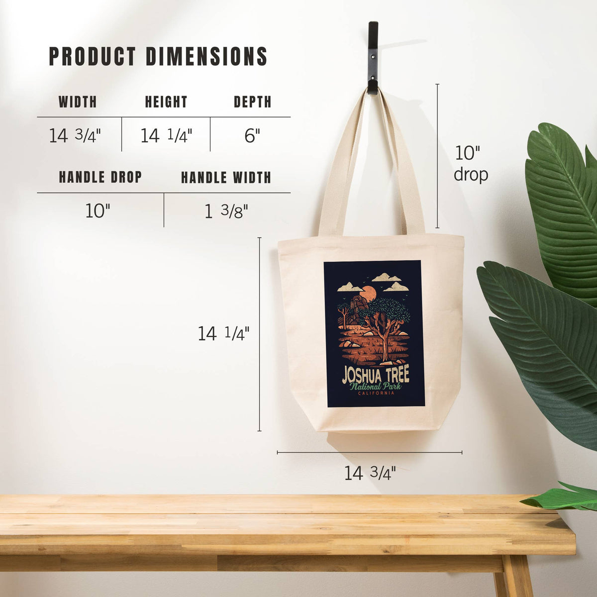 Joshua Tree National Park Vector Tote Bag