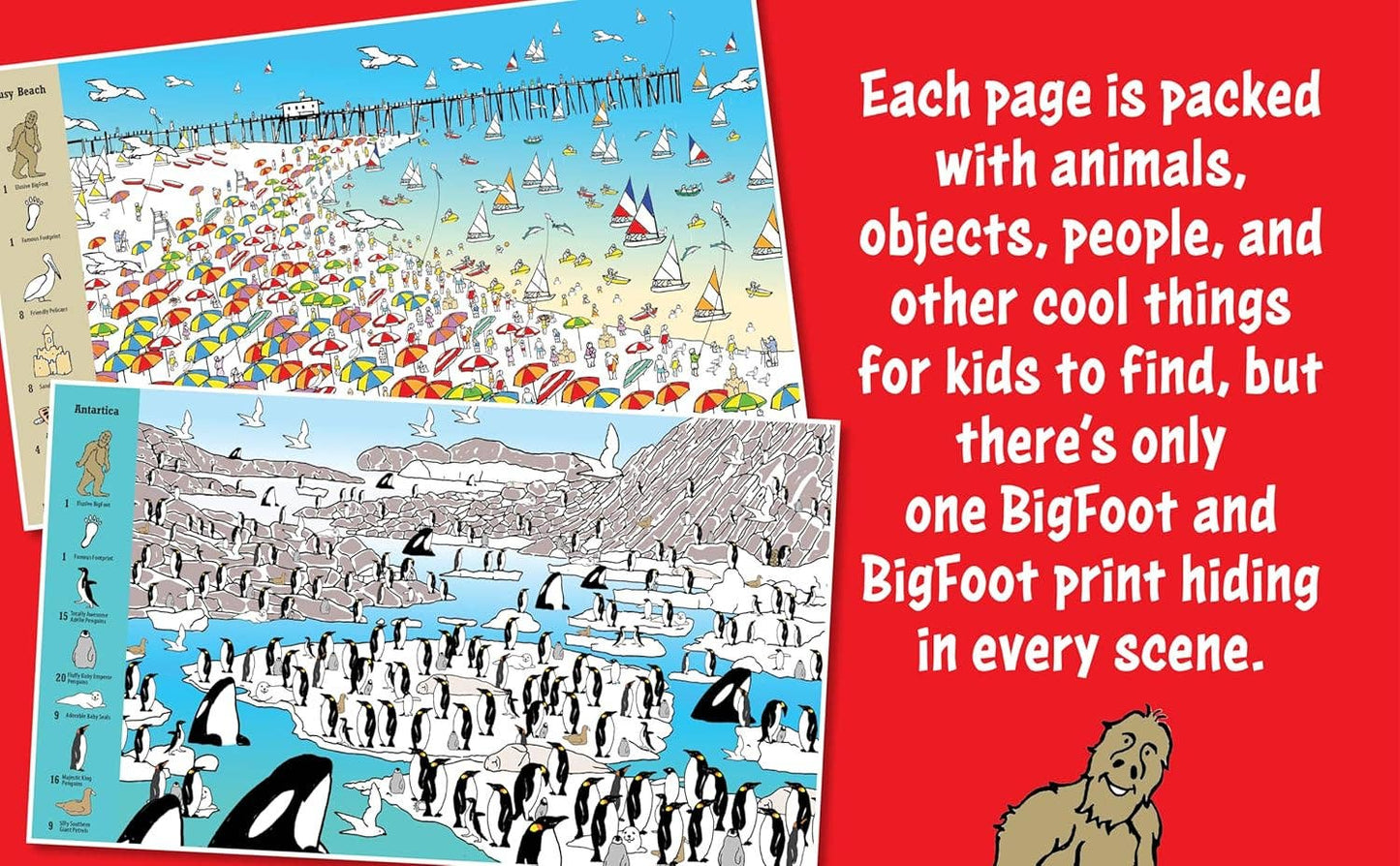 Big Book of Bigfoot Seek and Find Puzzle Board Activity Book