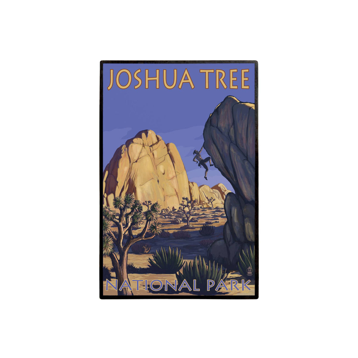 Joshua Tree National Park Rock Climber Lapel Pin