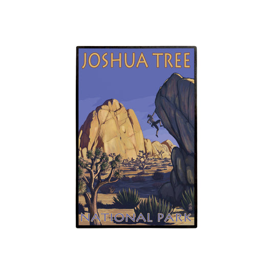 Joshua Tree National Park Rock Climber Lapel Pin